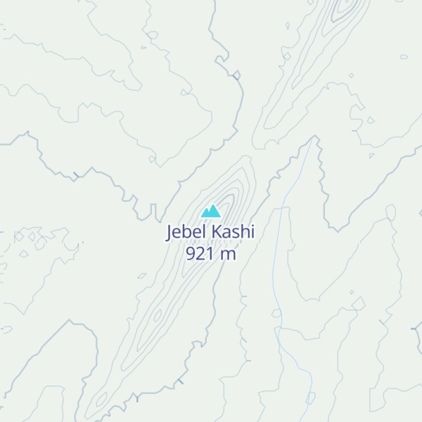 Map of Jebel Kashi