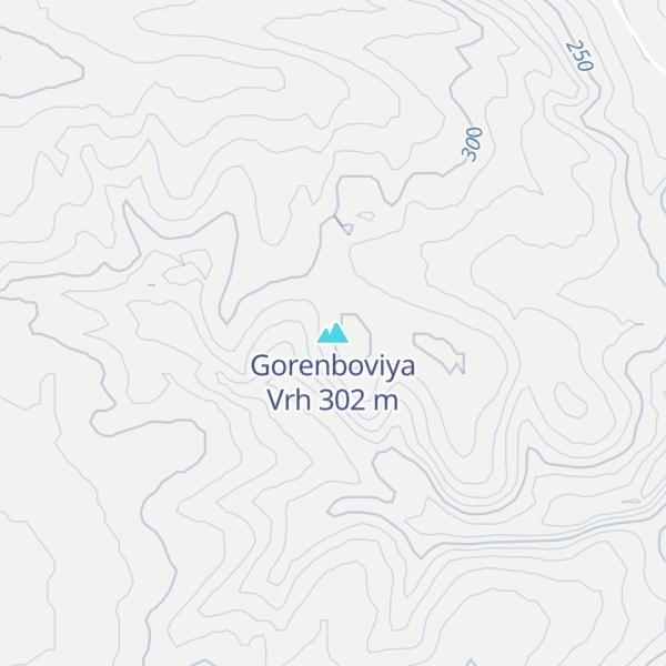 Map of Gorenboviya Vrh