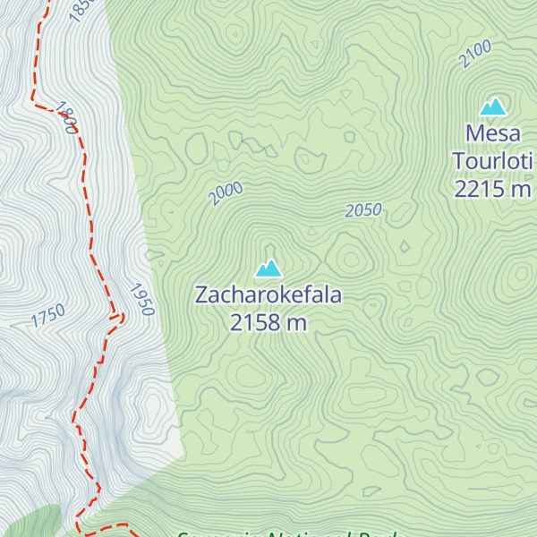 Map of Zacharokefala