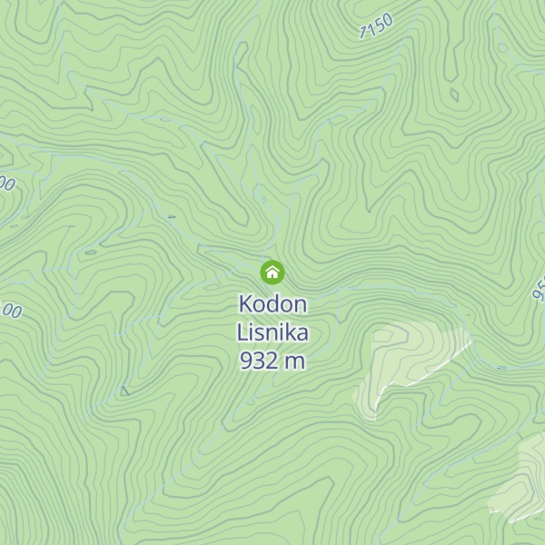 Map of Kodon Lisnika
