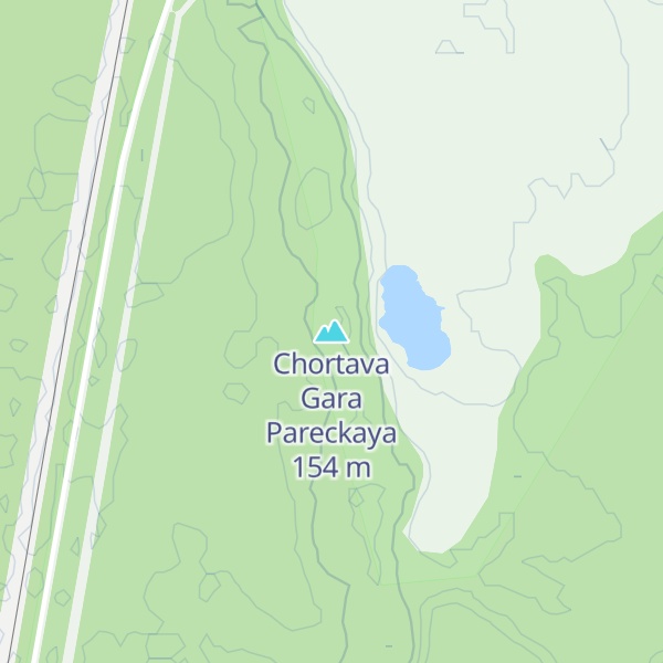 Map of Chortava Gara Pareckaya