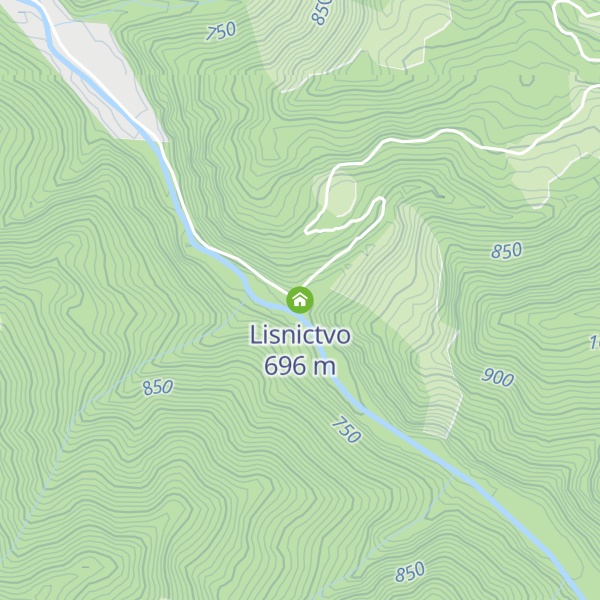 Map of Lisnictvo