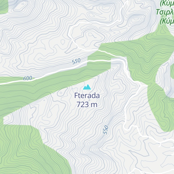 Map of Fterada