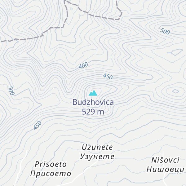 Map of Budzhovica