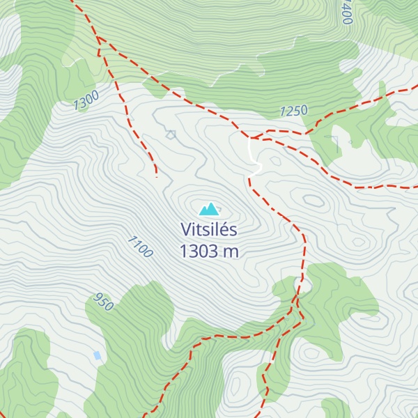 Map of Vitsilés
