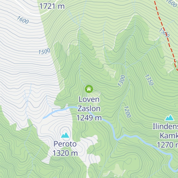 Map of Loven Zaslon