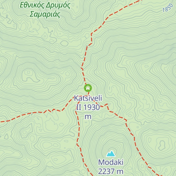 Map of Katsiveli II