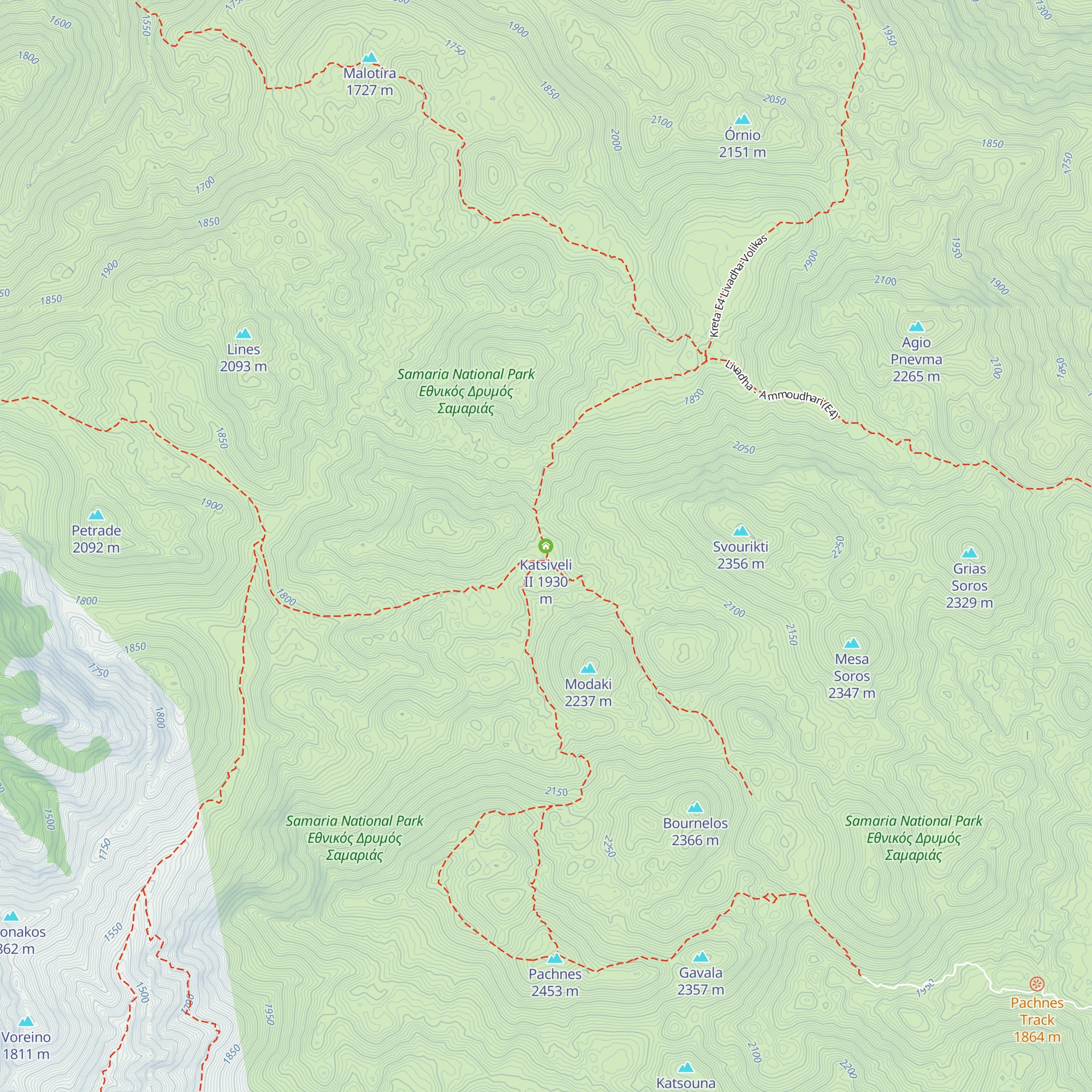 Katsiveli II map