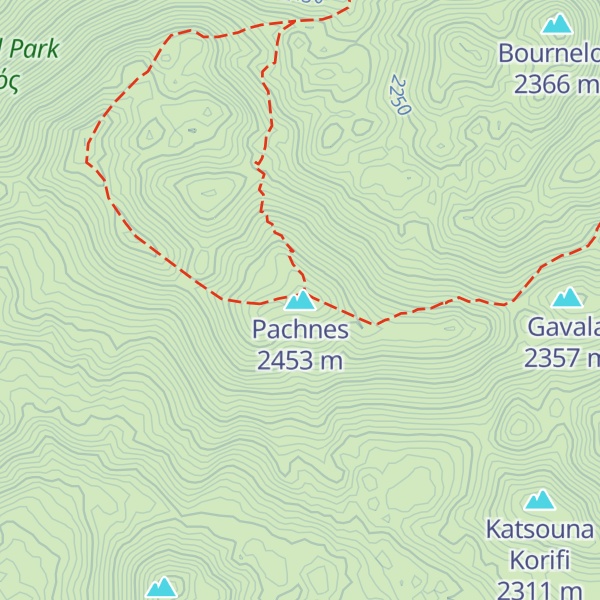 Map of Pachnes