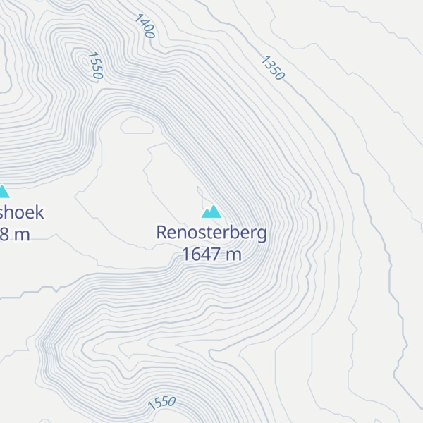 Map of Renosterberg