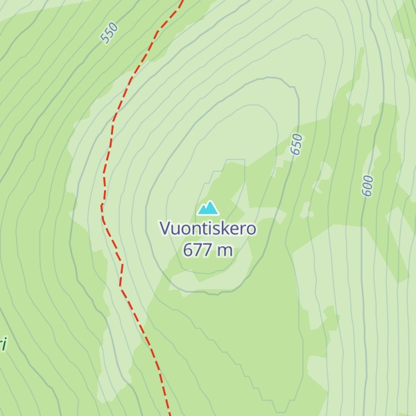 Map of Vuontiskero