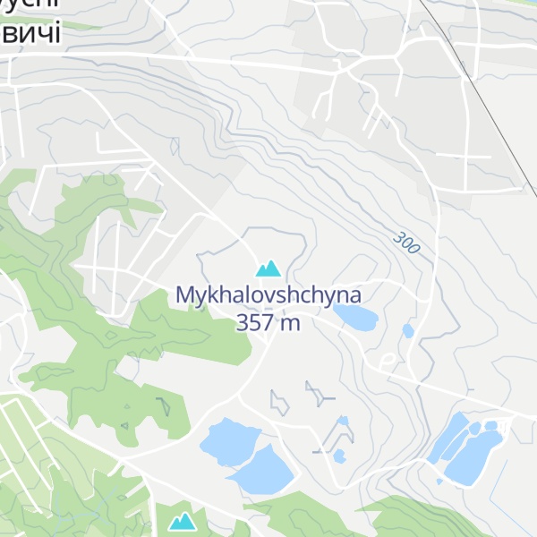 Map of Mykhalovshchyna
