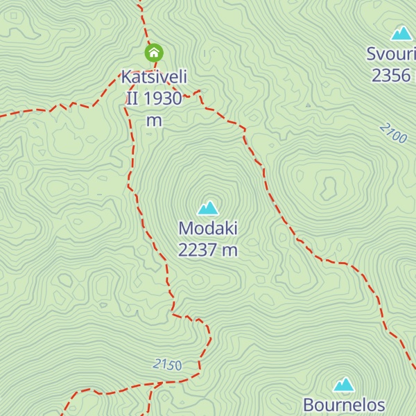 Map of Modaki