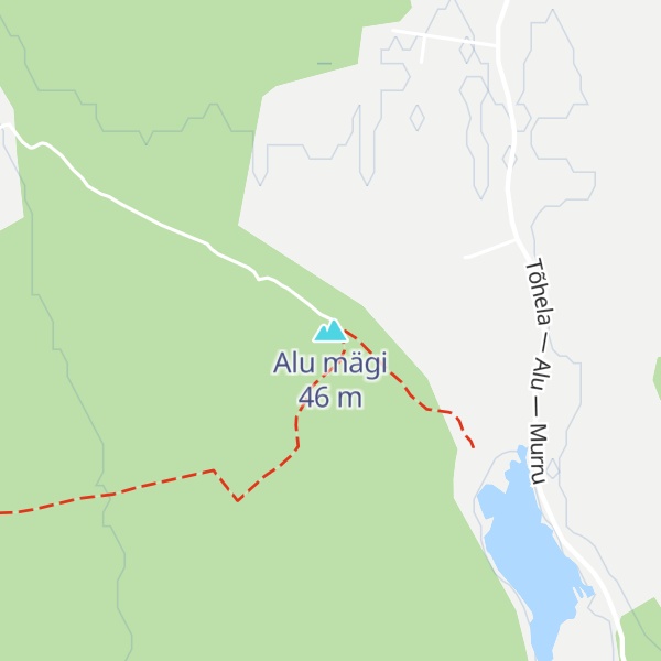 Map of Alu mägi