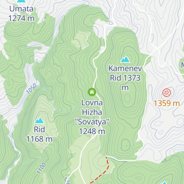 Map of Lovna Hizha "Sovatya"