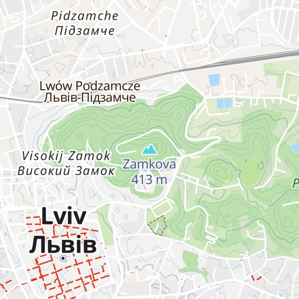 Map of Zamkova