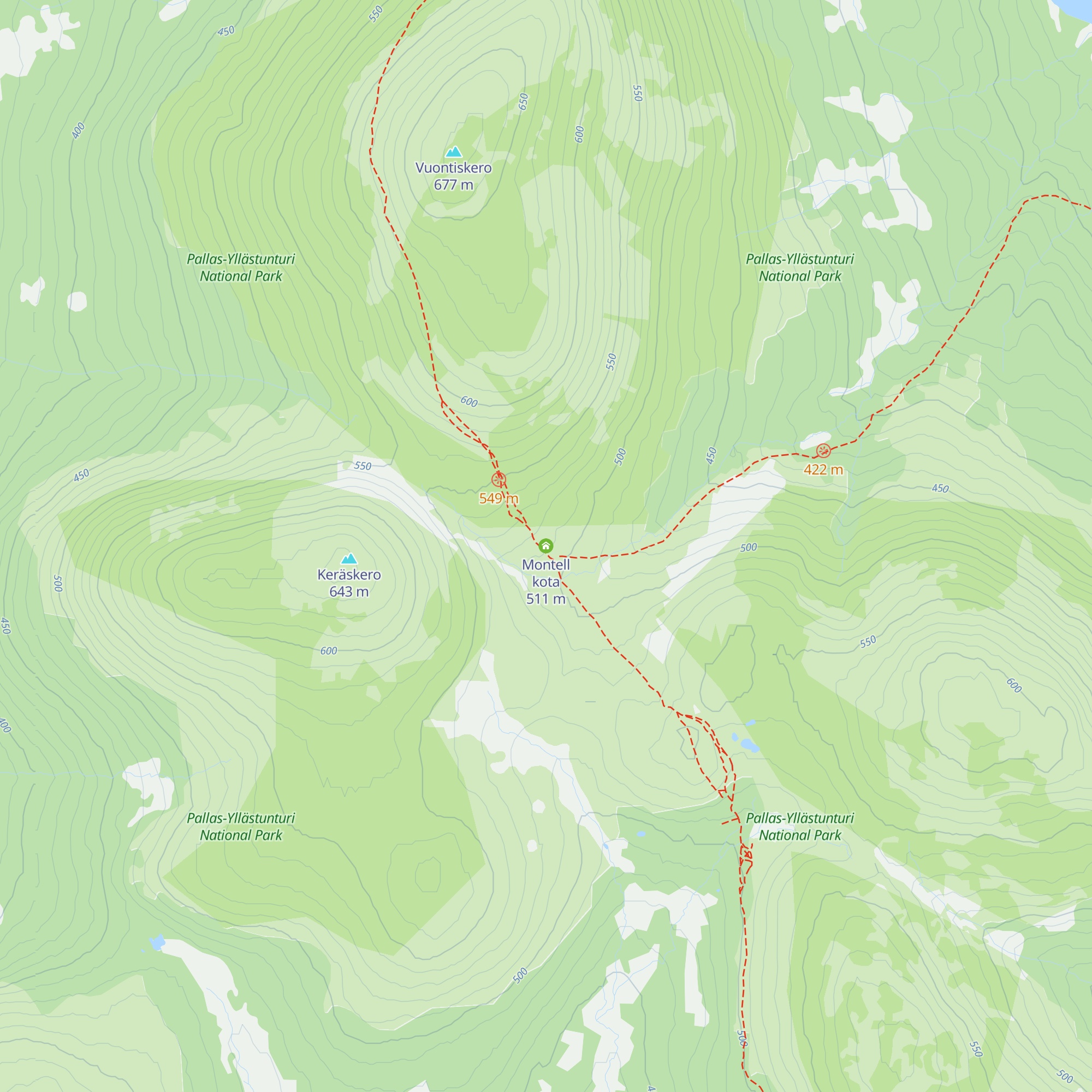 Montell kota map