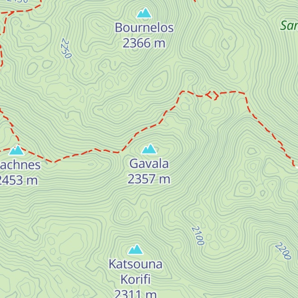 Map of Gavala
