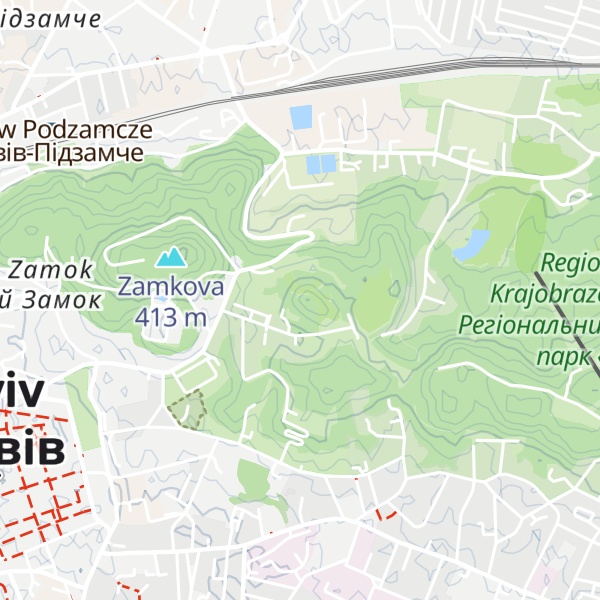Map of Hora Leva