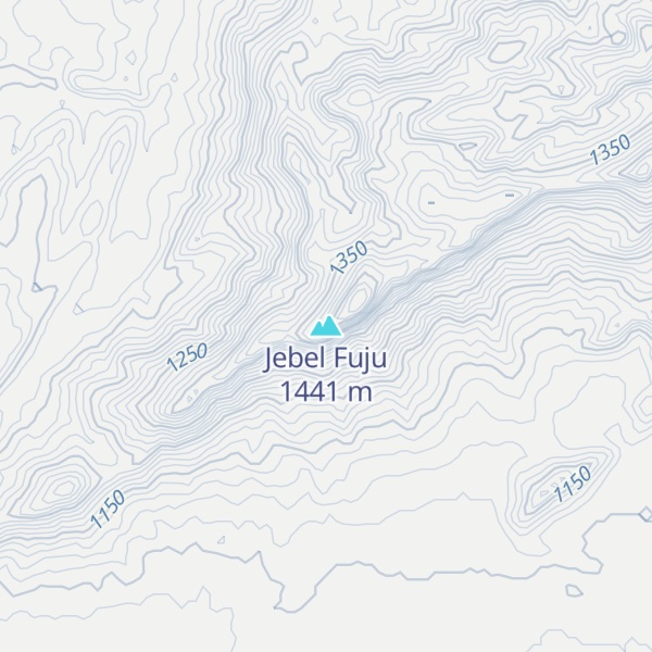Map of Jebel Fuju