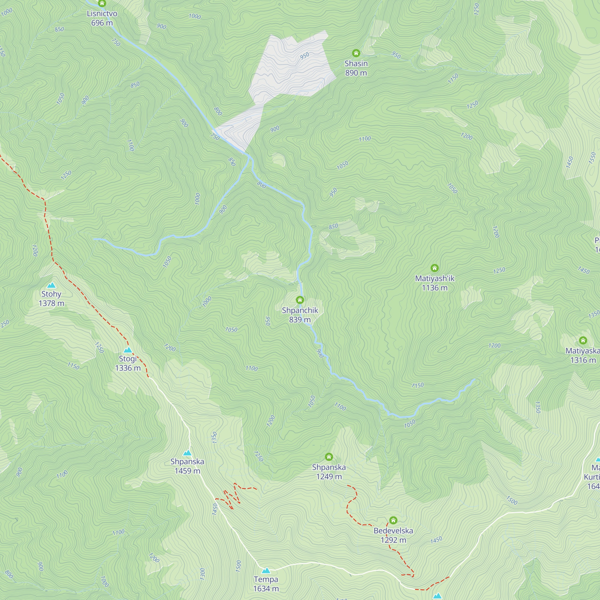 Shpanchik map