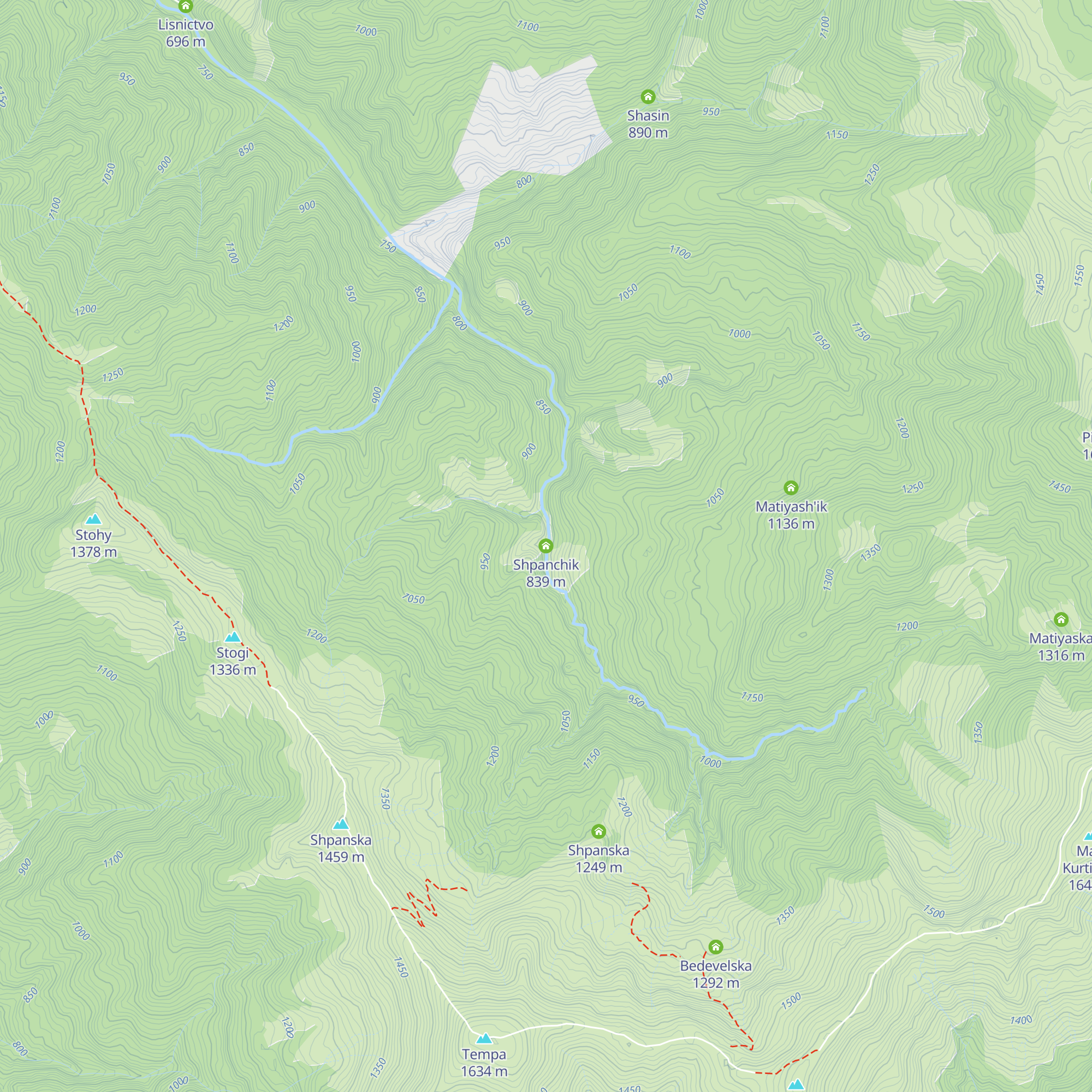 Shpanchik map