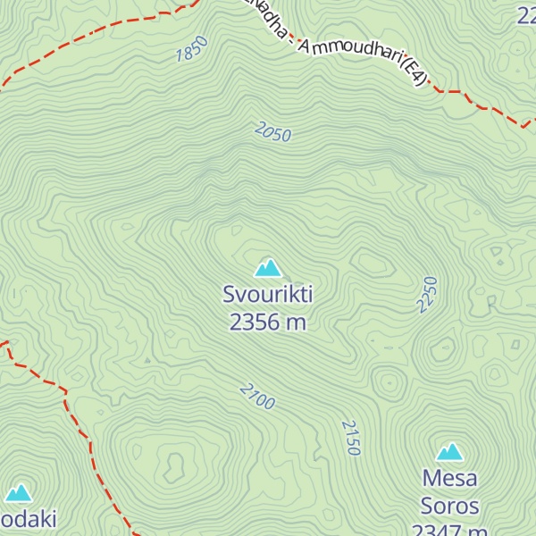 Map of Svourikti