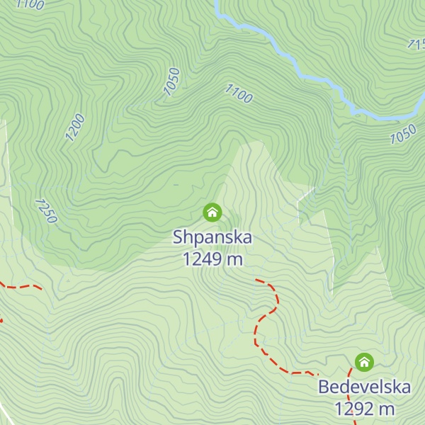 Map of Shpanska