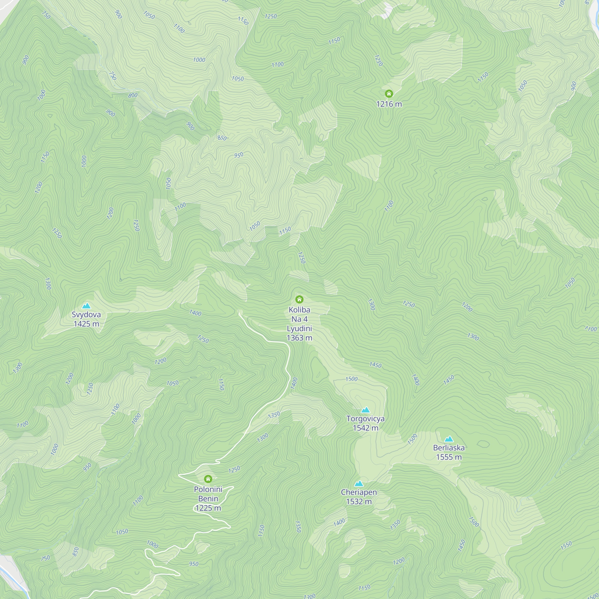 Koliba Na 4 Lyudini map
