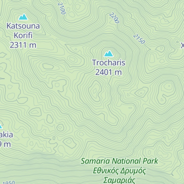 Map of Dipli Thodori