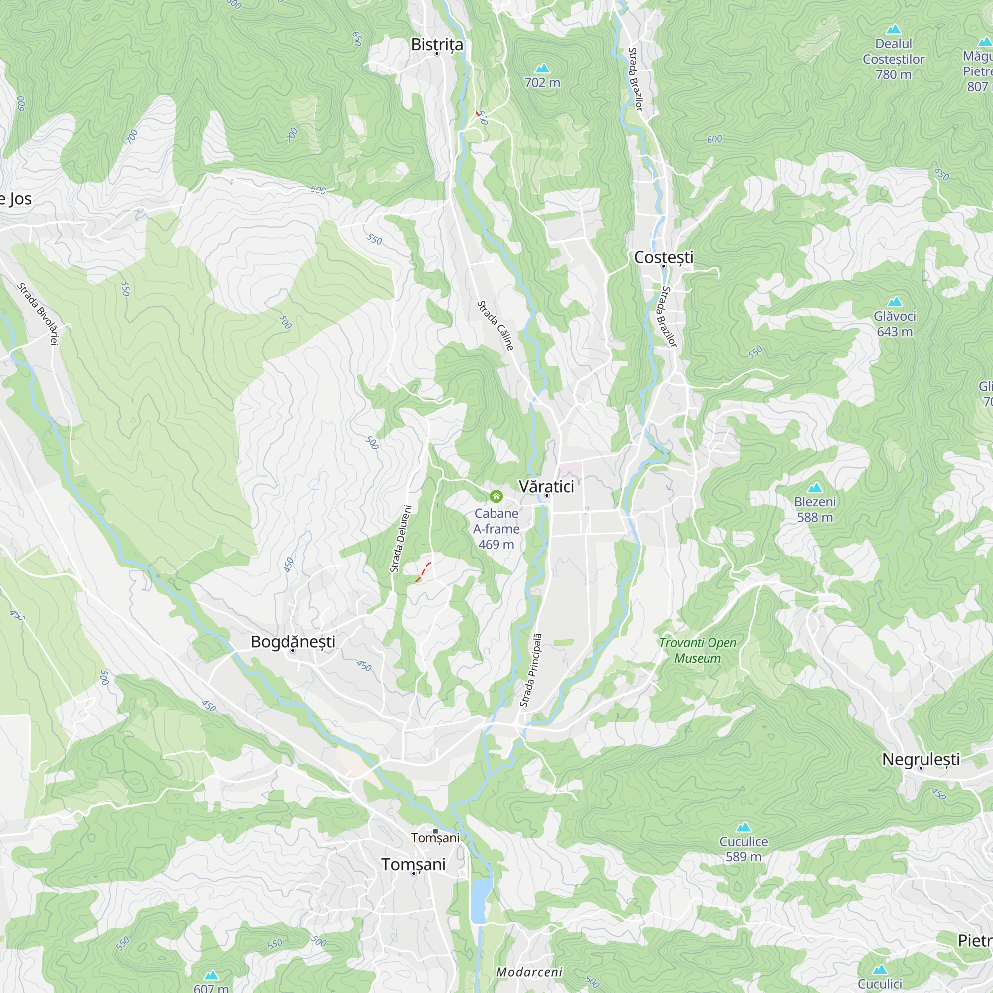 Cabane A-frame map