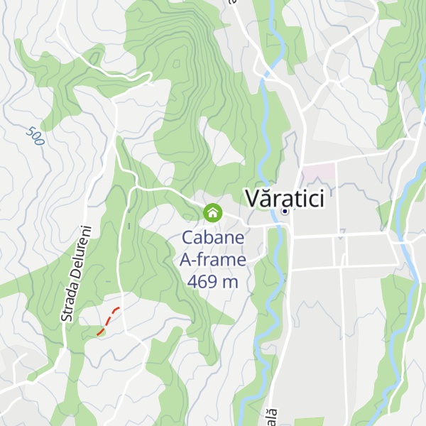 Map of Cabane A-frame