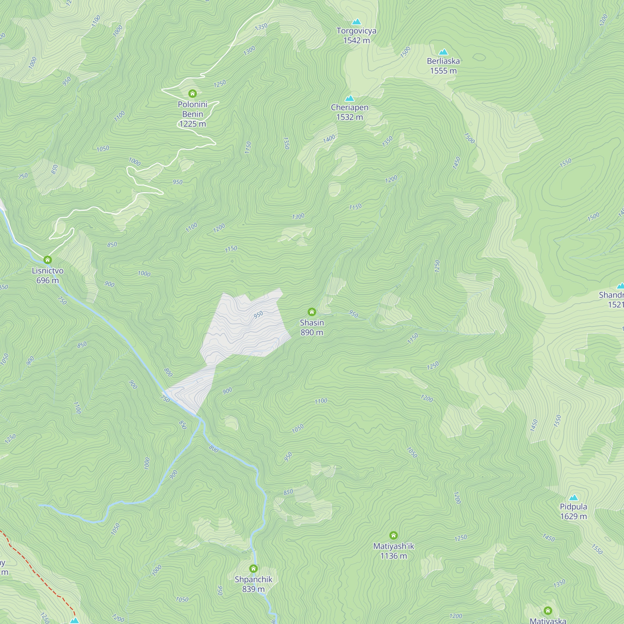 Shasin map