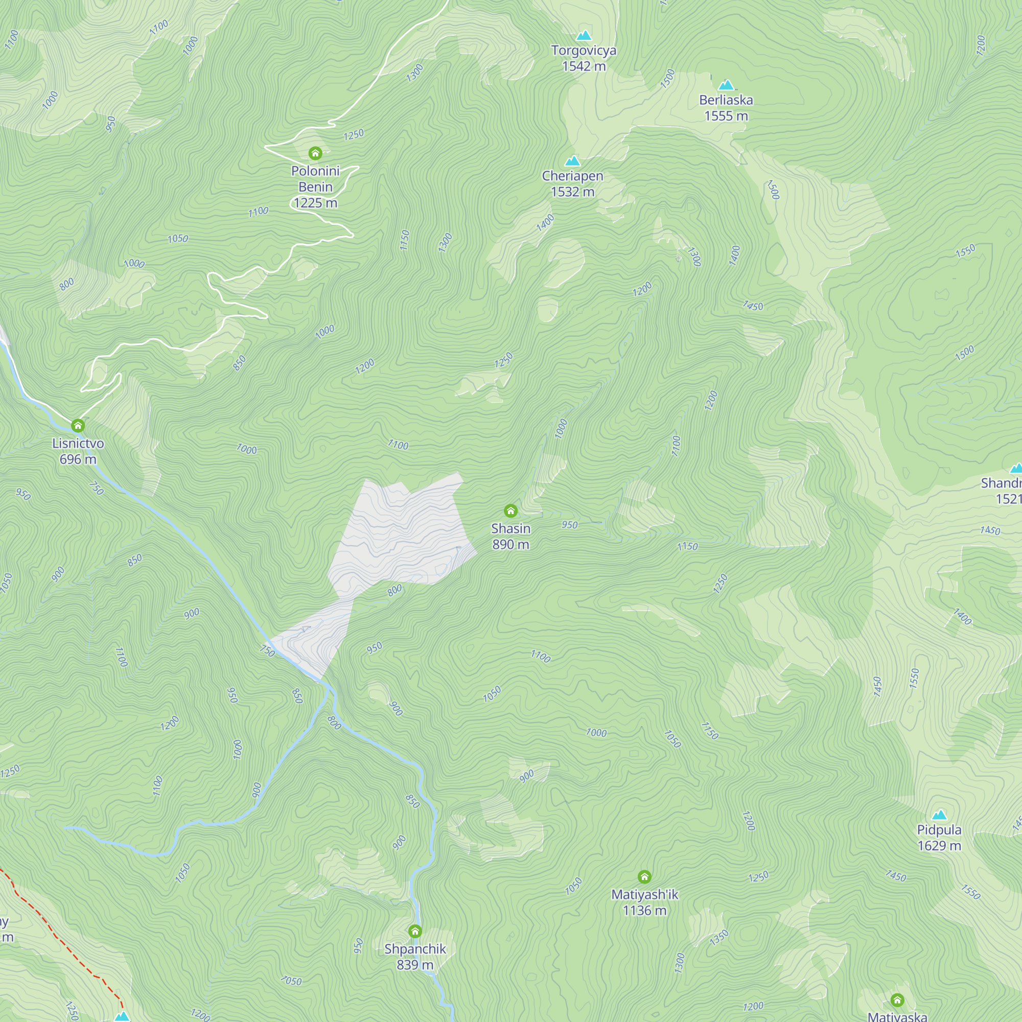 Shasin map