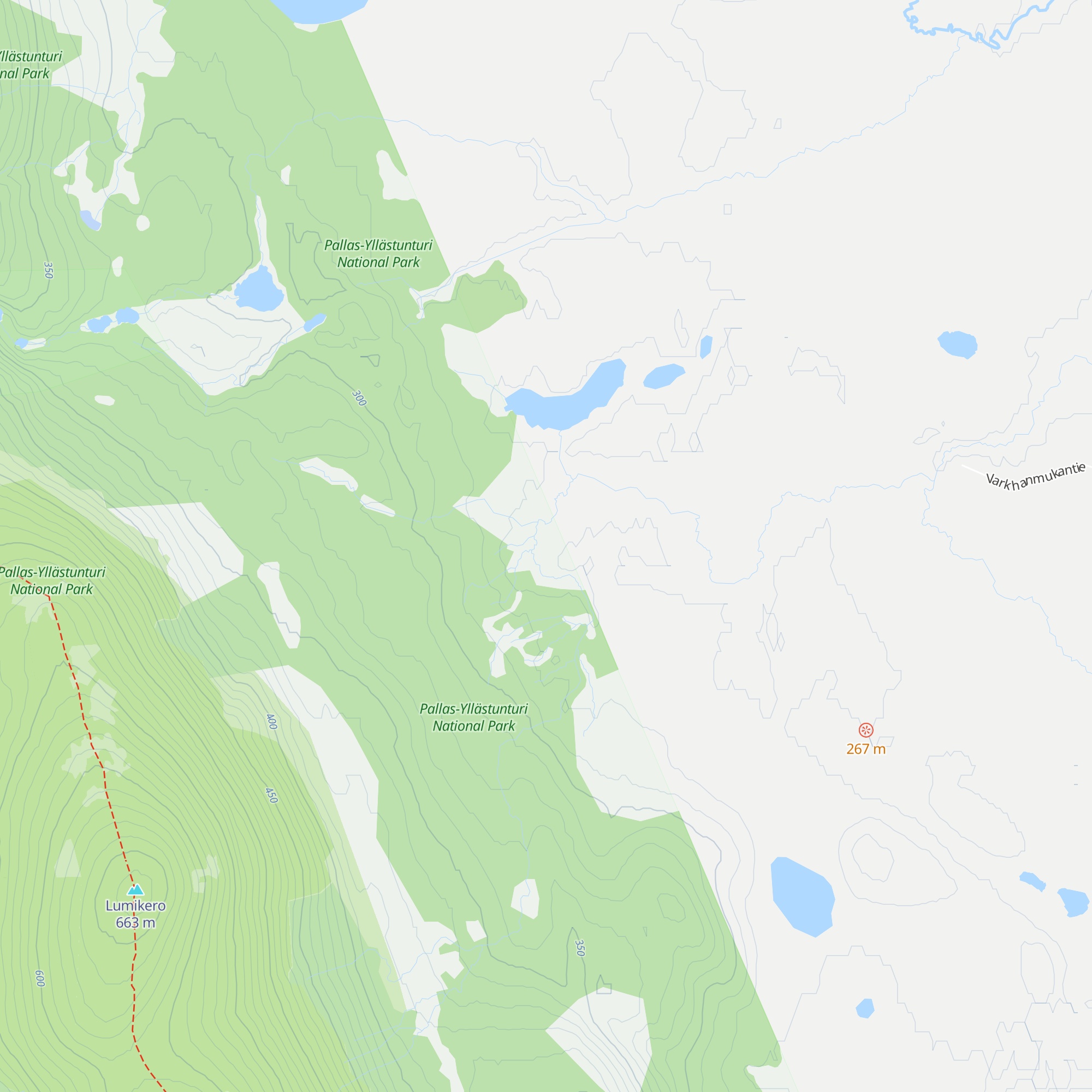 Varkaanjärvi Lapp Hut map