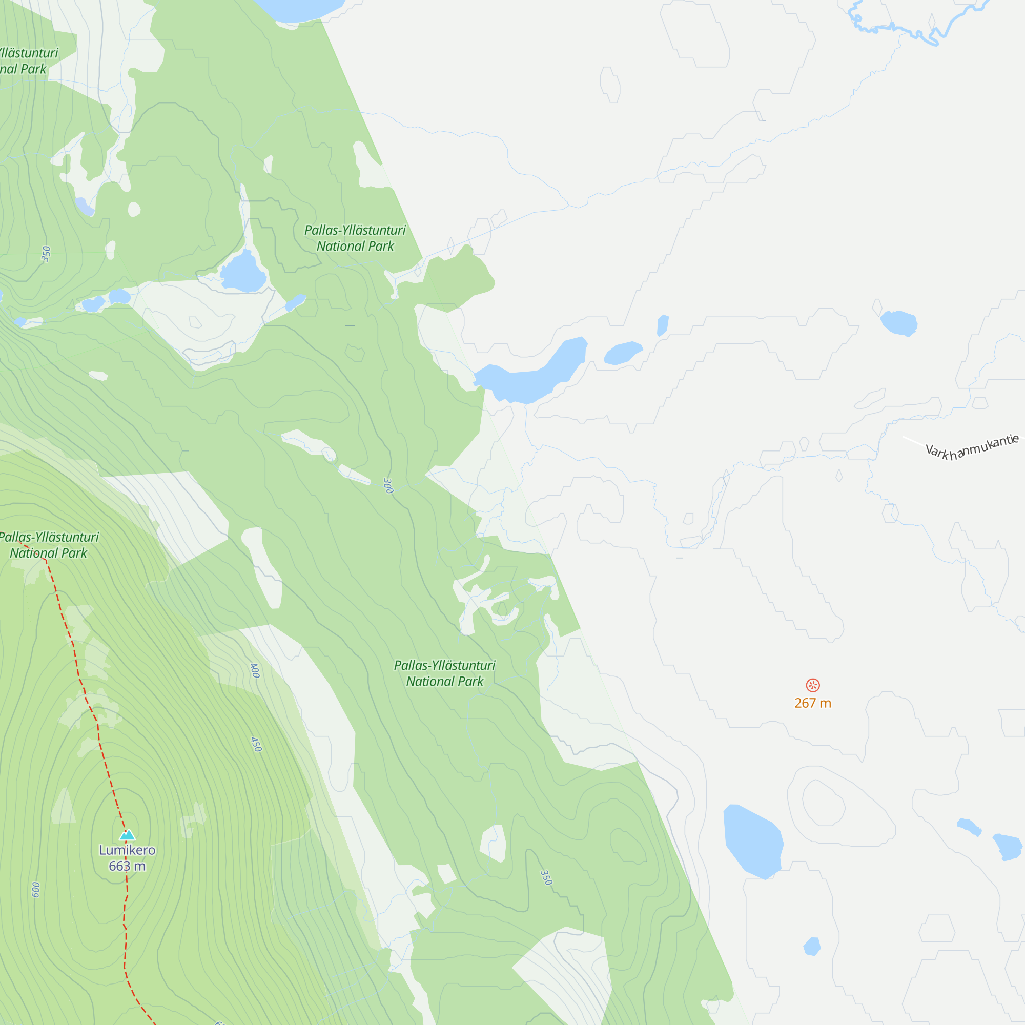 Varkaanjärvi Lapp Hut map