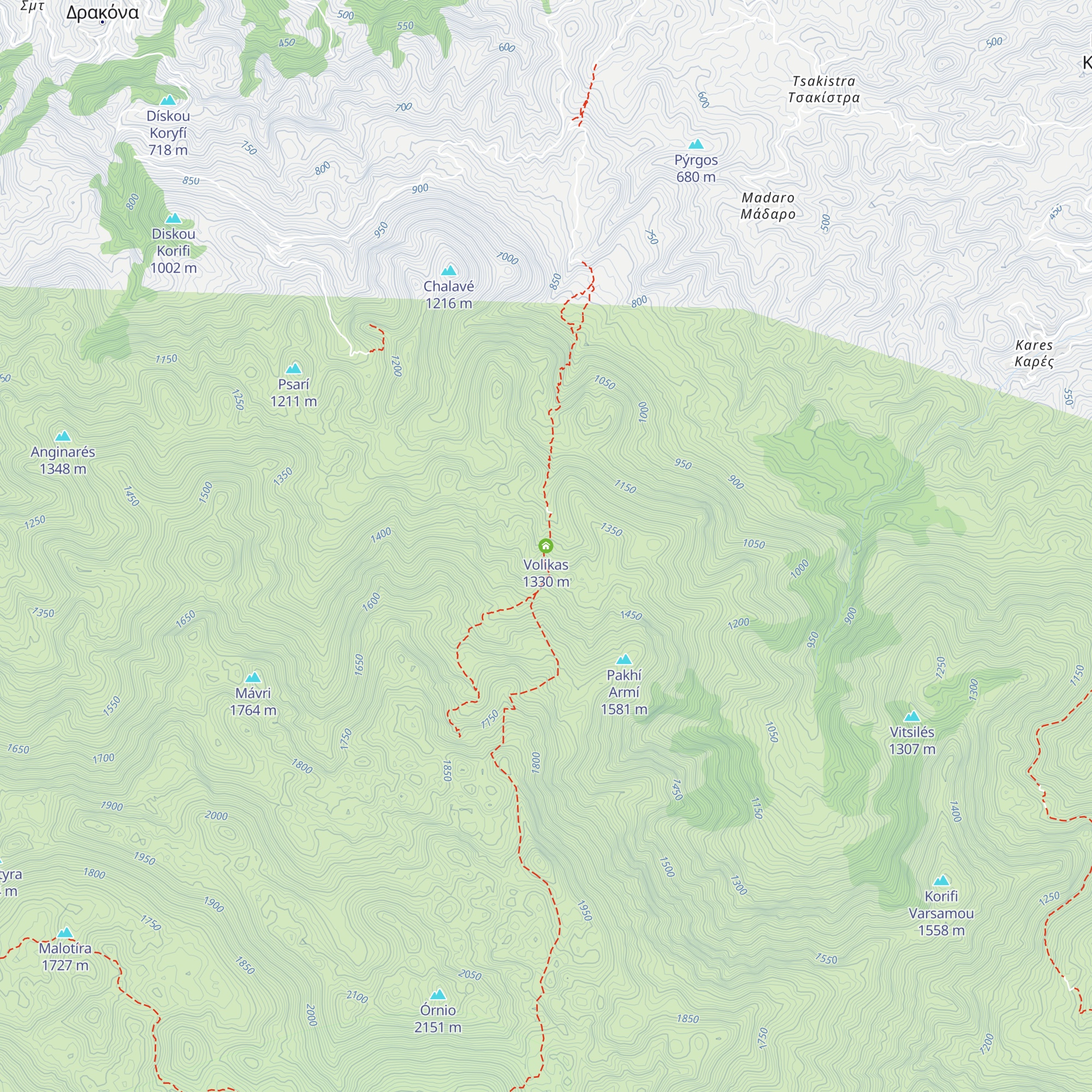 Volikas map