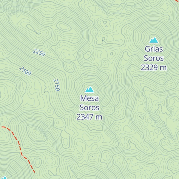 Map of Mesa Soros