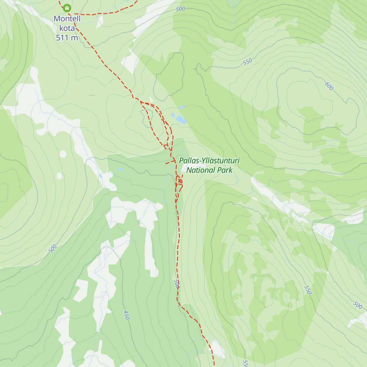 Nammalakuru Wilderness Hut map