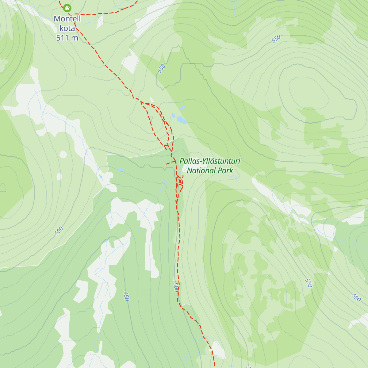 Nammalakuru Wilderness Hut map