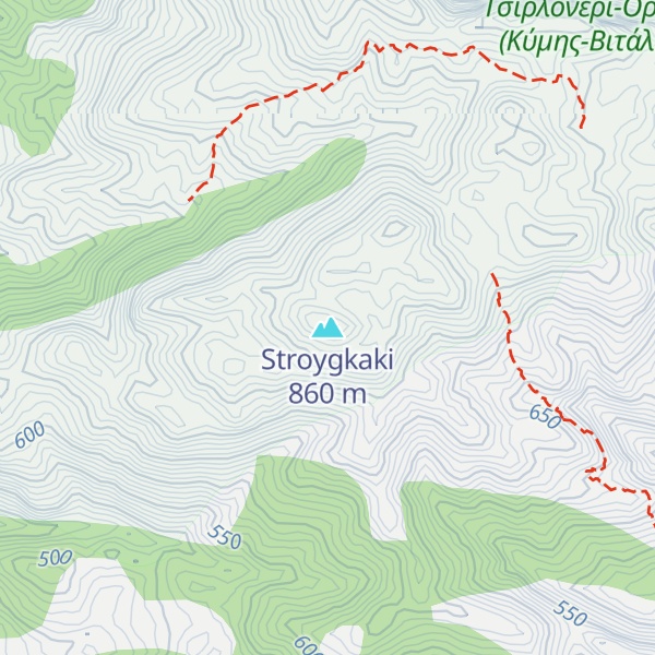 Map of Stroygkaki