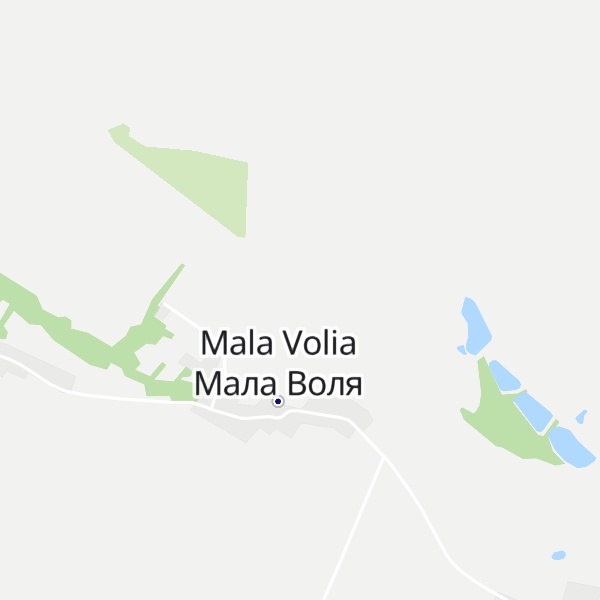 Map of Mala Volia