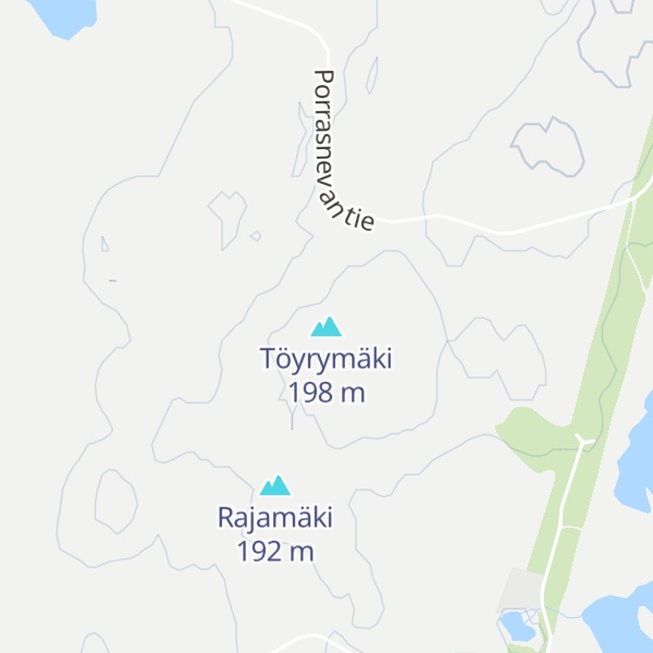 Map of Töyrymäki