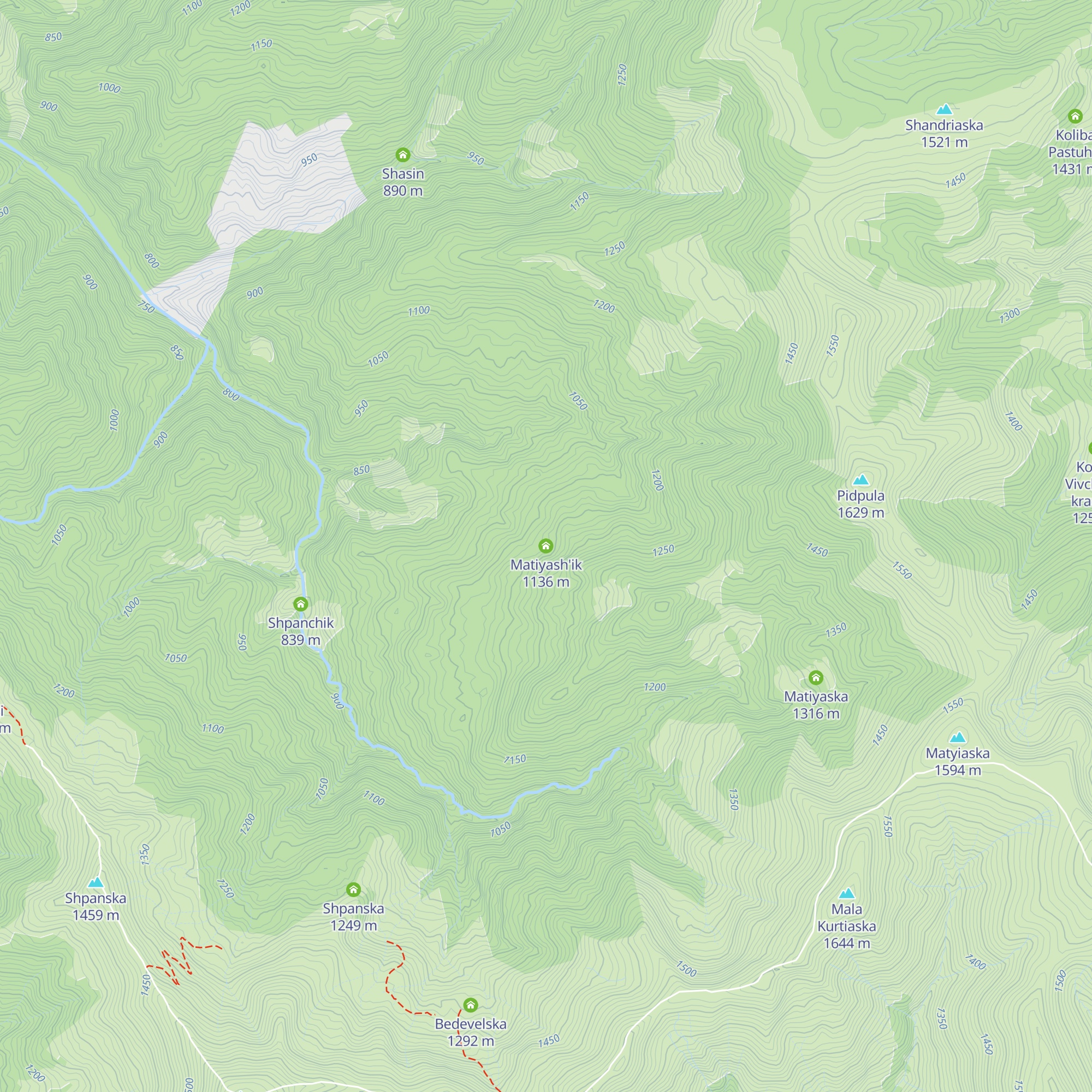 Matiyash'ik map