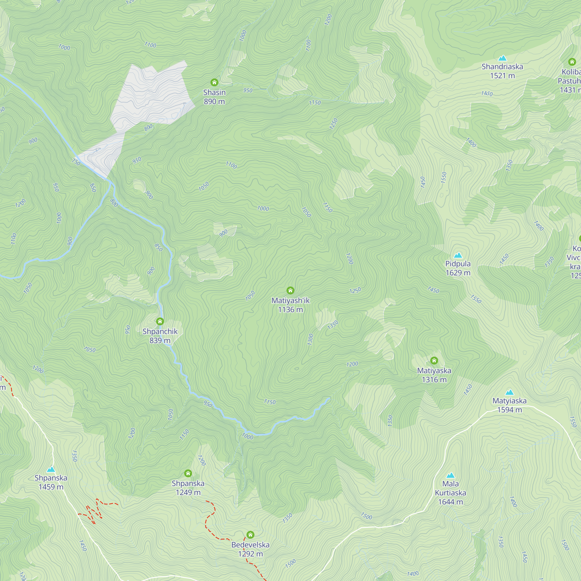 Matiyash'ik map