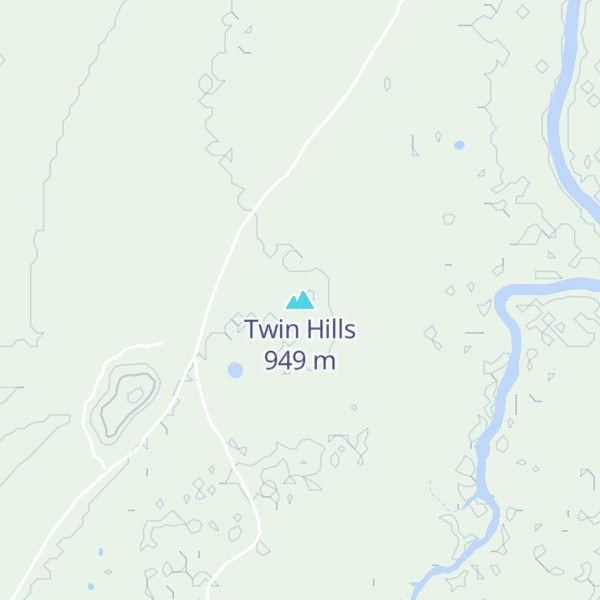 Map of Twin Hills