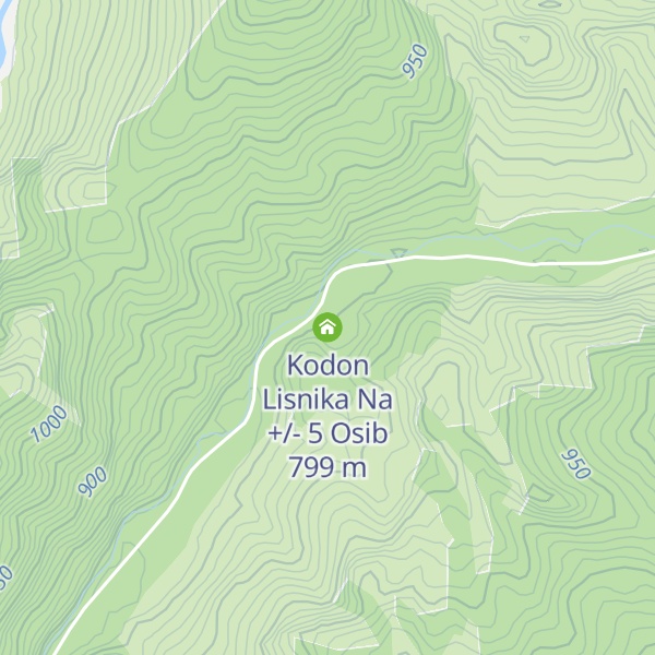 Map of Kodon Lisnika Na +/- 5 Osib