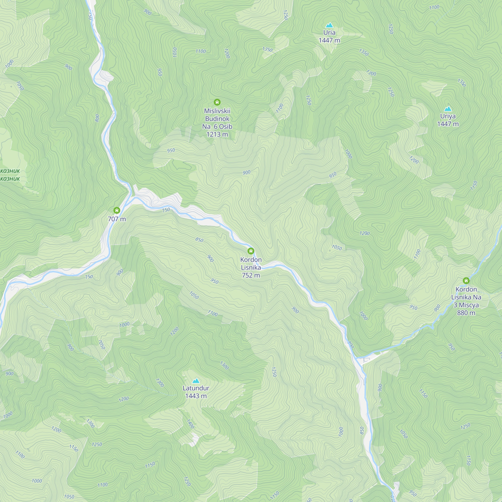 Kordon Lisnika map