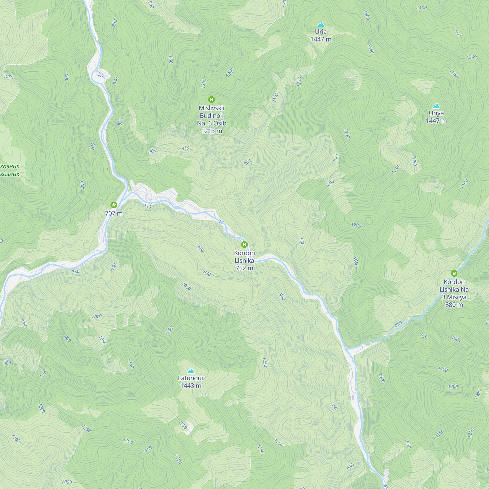Kordon Lisnika map