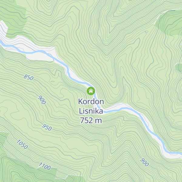 Map of Kordon Lisnika